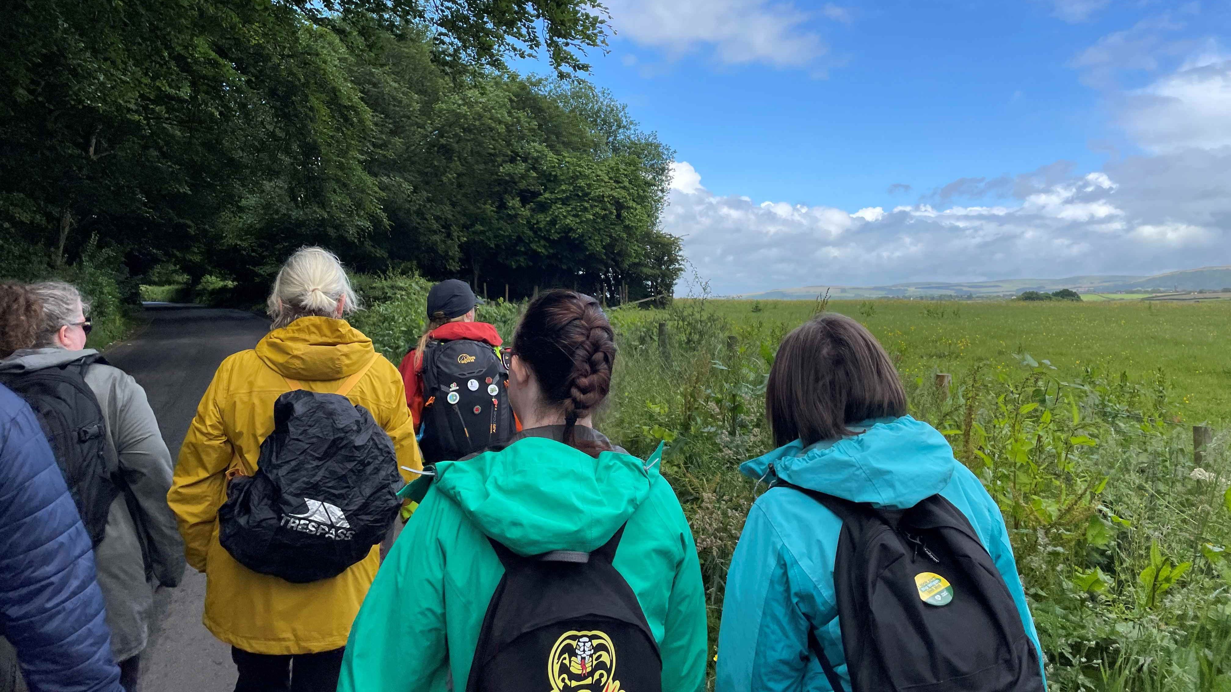 A group of walkers in Haigh A group of walkers in Haigh
